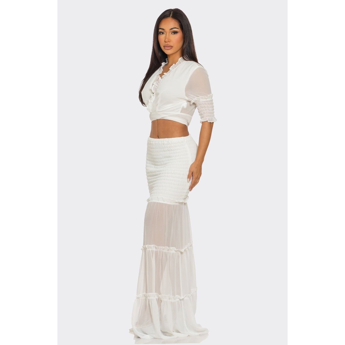 Chic Oasis Two Piece Skirt Set