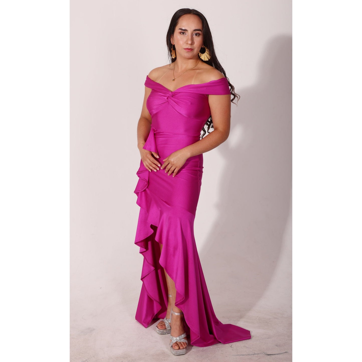 Fuchsia Fiesta Gown
