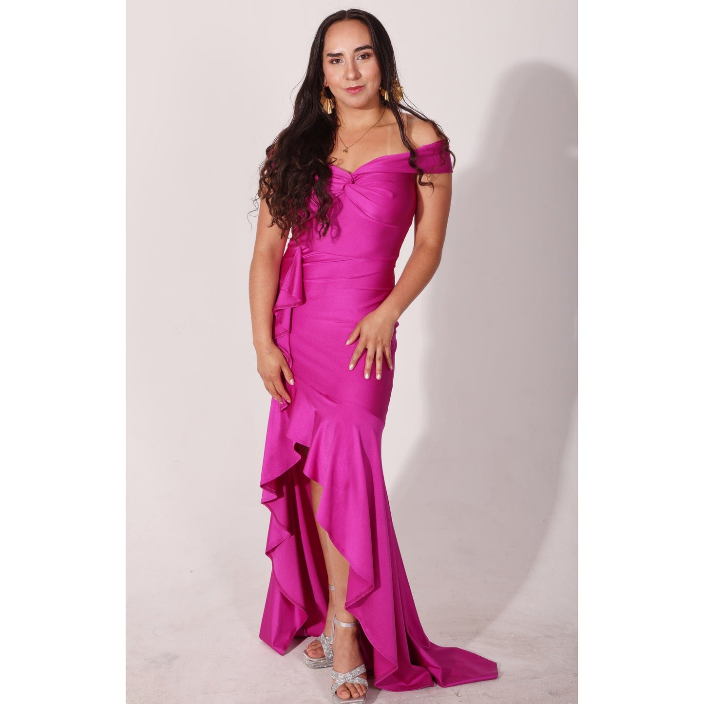 Fuchsia Fiesta Gown