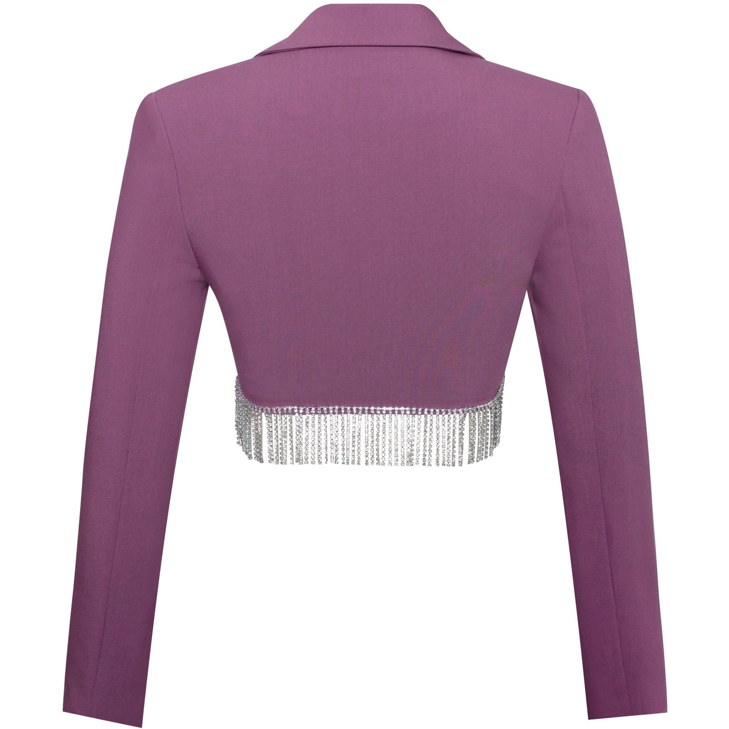 Birthday Tate Mauve Crystal Fringe Two Pieces Set