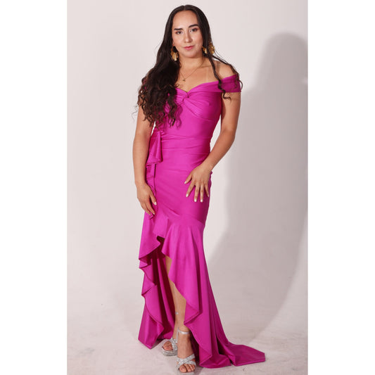Fuchsia Fiesta Gown
