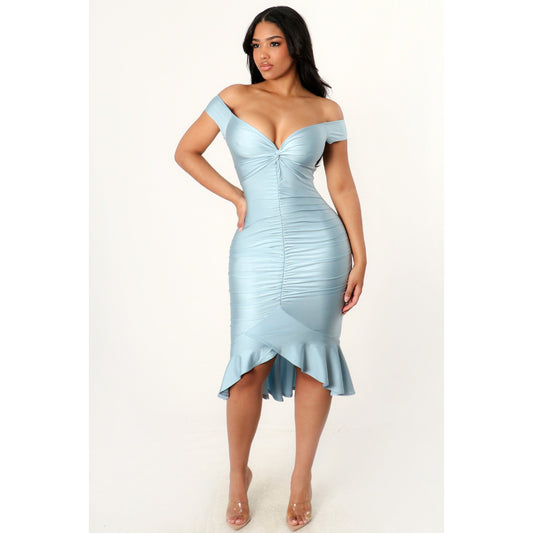 Dreamy Drape Midi Dress