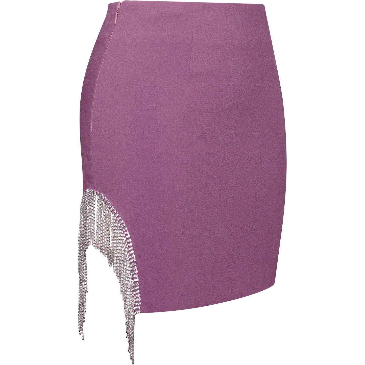Birthday Tate Mauve Crystal Fringe Two Pieces Set