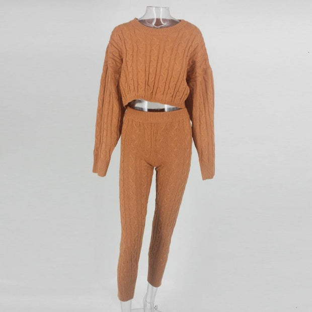WARM ME UP KNITTED SWEATER AND PANT SETS - Gilu Designs 