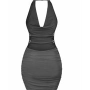 Tu Mirada Mini Black Dress - Gilu Designs 